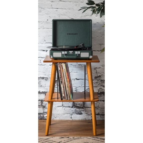 Crosley Cruiser Plus Vinyl Record Player with Speakers and Wireless Bluetooth - Audio Turntables