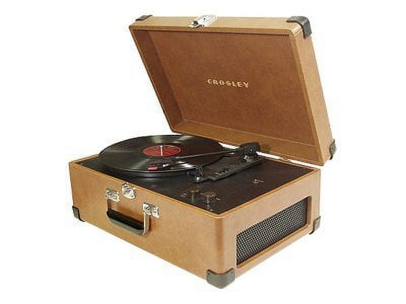 CR49 Portable Black Record Turntable - Walmart.com