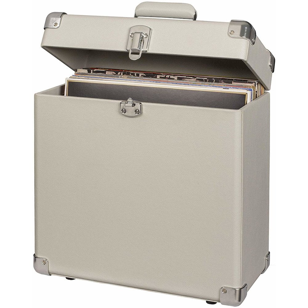 Crosley Record Carrying Case White Sand