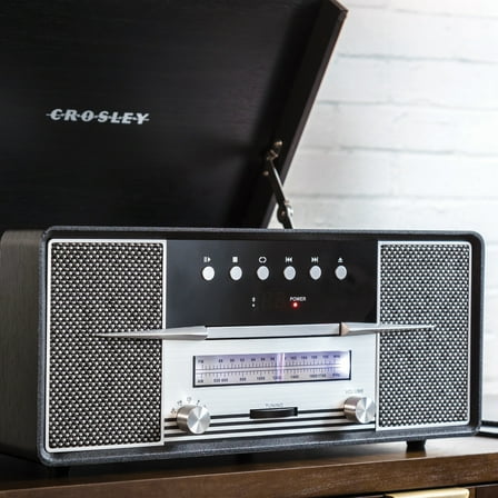 Crosley Rhapsody 7-In-1 Record Player In Black