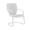 thumbnail image 1 of Ridgeland Metal Chair Set Of 2 White Gloss, 1 of 10