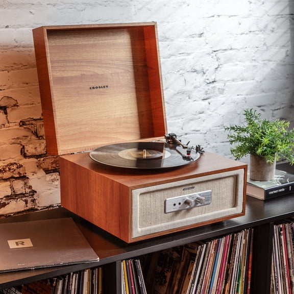 Crosley Rohe Record Player In Natural
