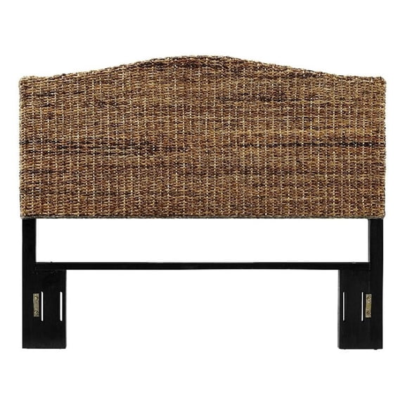 Crosley Serena Rattan Full Size Headboard in Banana Leaf