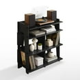 thumbnail image 1 of Soho Record Storage Console Black - Turntable Stand, 1 of 11