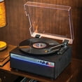 thumbnail image 1 of Crosley Strobe Record Player In Black, 1 of 6