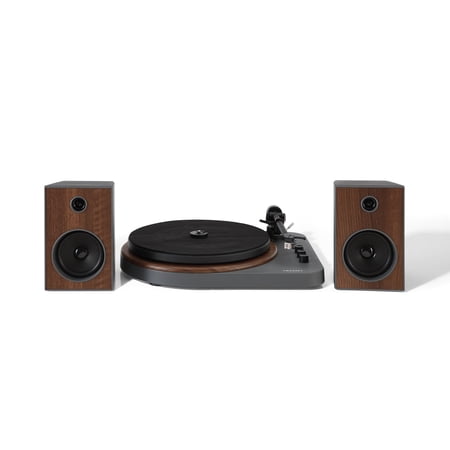 Crosley T160 Vinyl Record Player with Speakers and Wireless Bluetooth - Audio Turntables