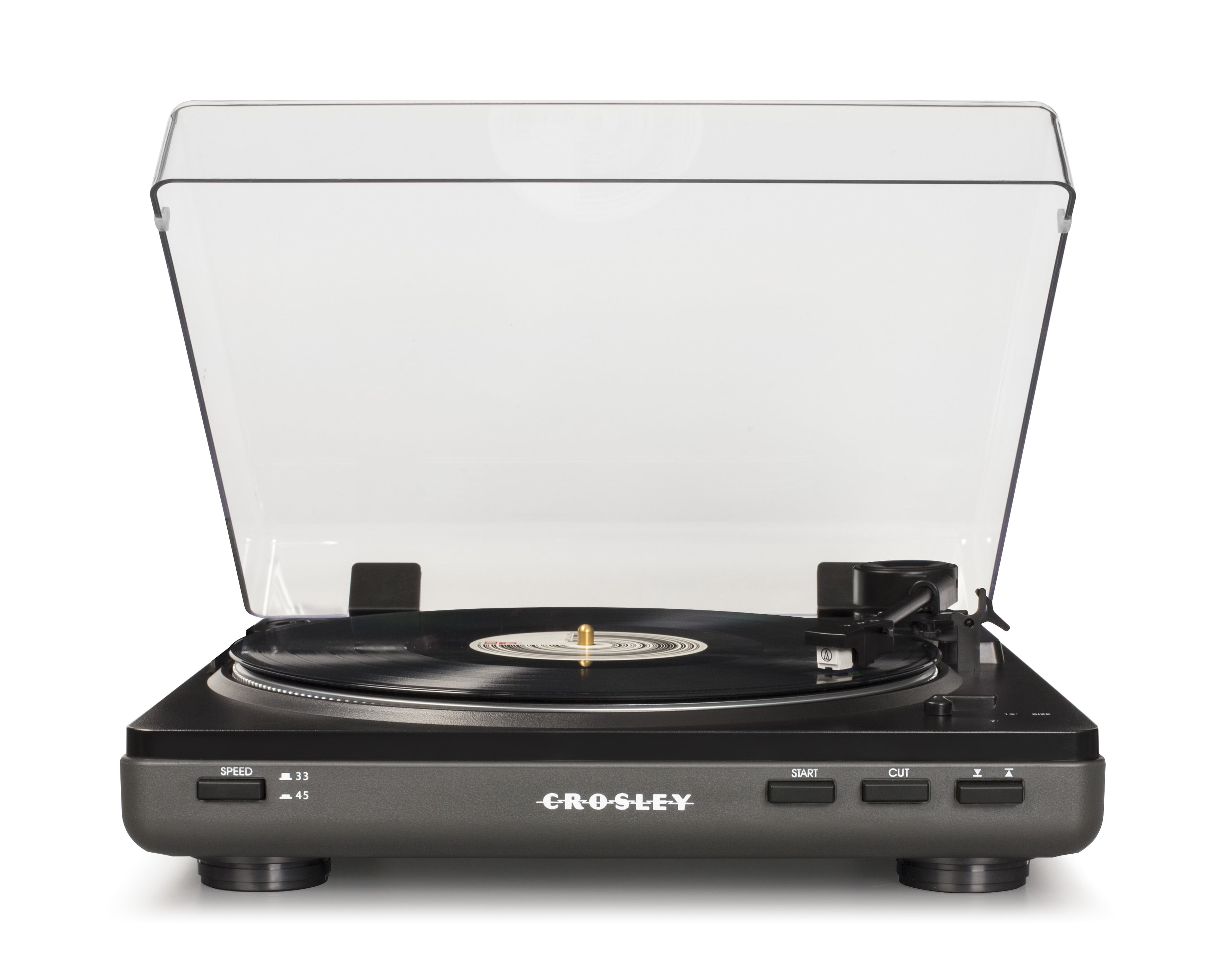 Crosley T400 2-Speed Automatic Vinyl Record Player - Audio Turntables