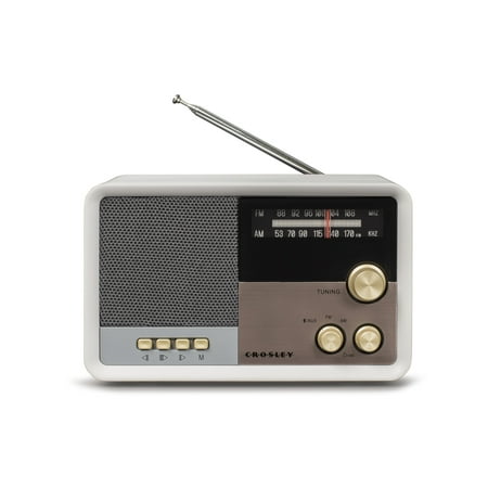 Crosley - Tribute Portable AM/FM Radio - Sand White