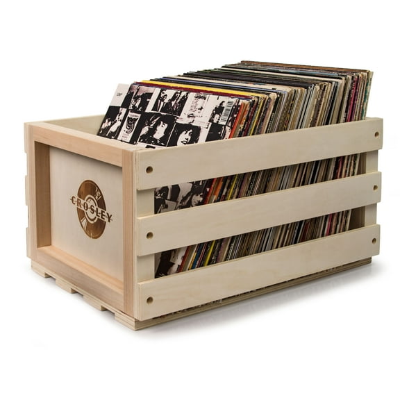 Crosley Vinyl Album Storage Crate Holds