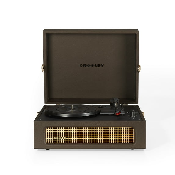 Crosley Voyager Record Player with Speakers and Wireless Bluetooth - Audio Turntables