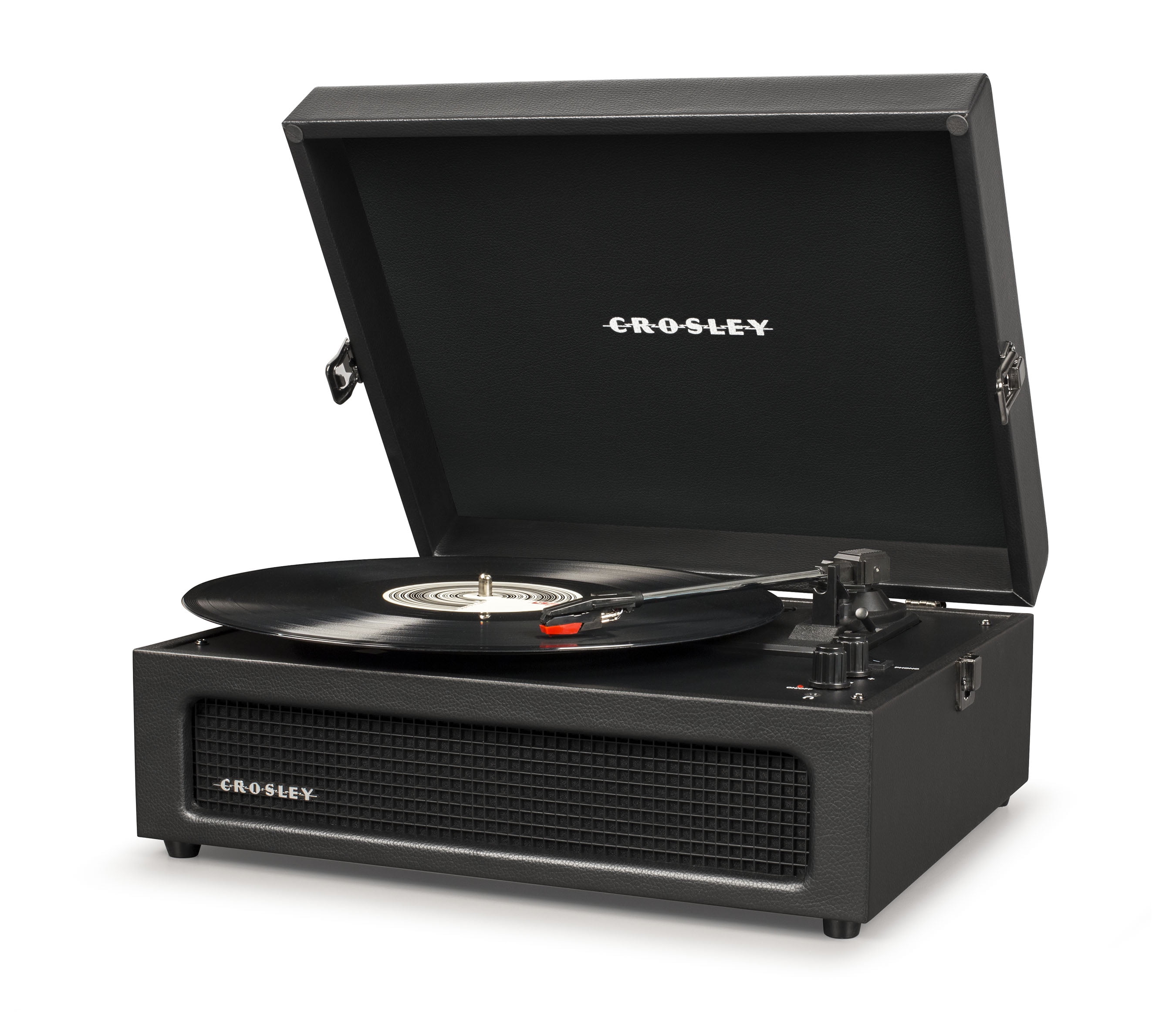 Crosley Voyager Vinyl Record Player with Speakers and Wireless Bluetooth - Audio Turntables