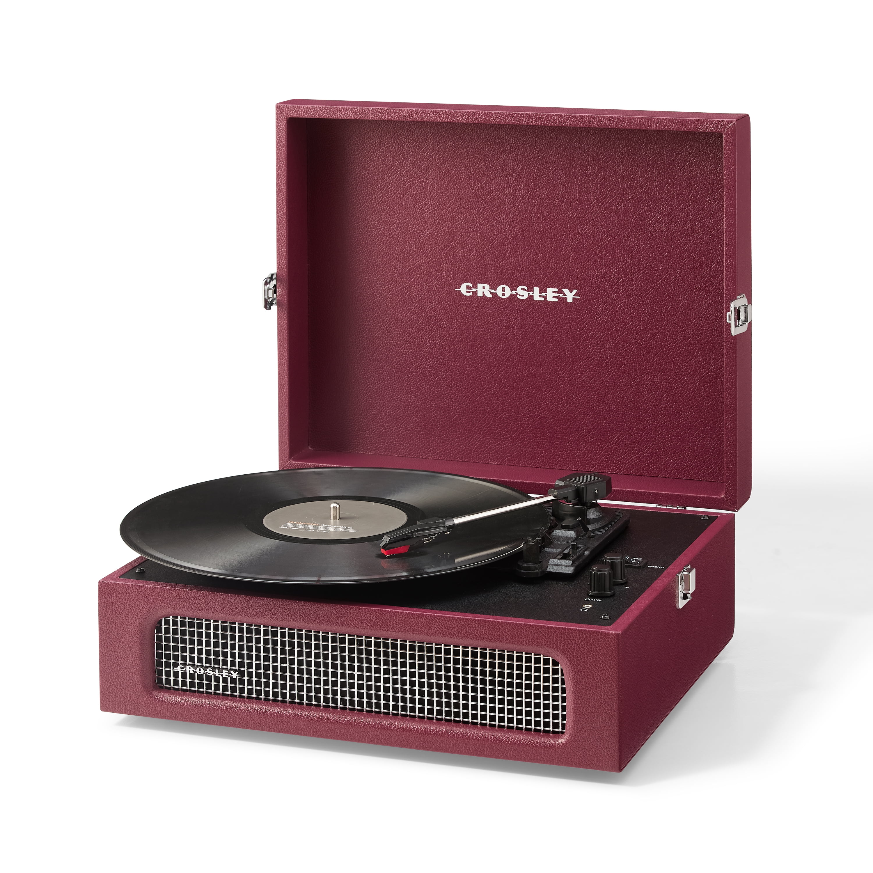 Crosley Voyager Vinyl Record Player with Speakers and Bluetooth - Audio Turntables