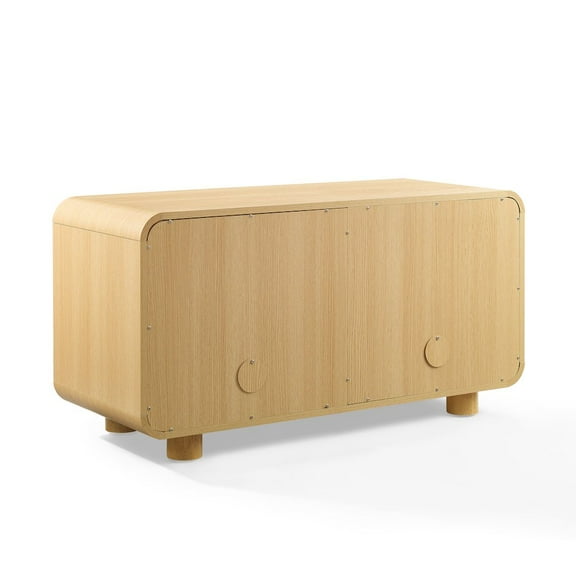 Crosley Furniture Zoe Medium Modern Media Console and Record Player Stand