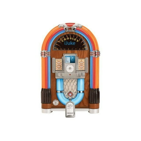 Crosley iJuke CR1701A - Speaker dock - with Apple cradle - paprika - for Apple iPod (4G, 5G); iPod classic; iPod mini