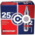 Crosman 12Gram Power CO2 Cartridges, 25 Count