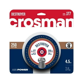 Crosman .177 Cal. Destroyer Pellets, 250ct, DS1776P