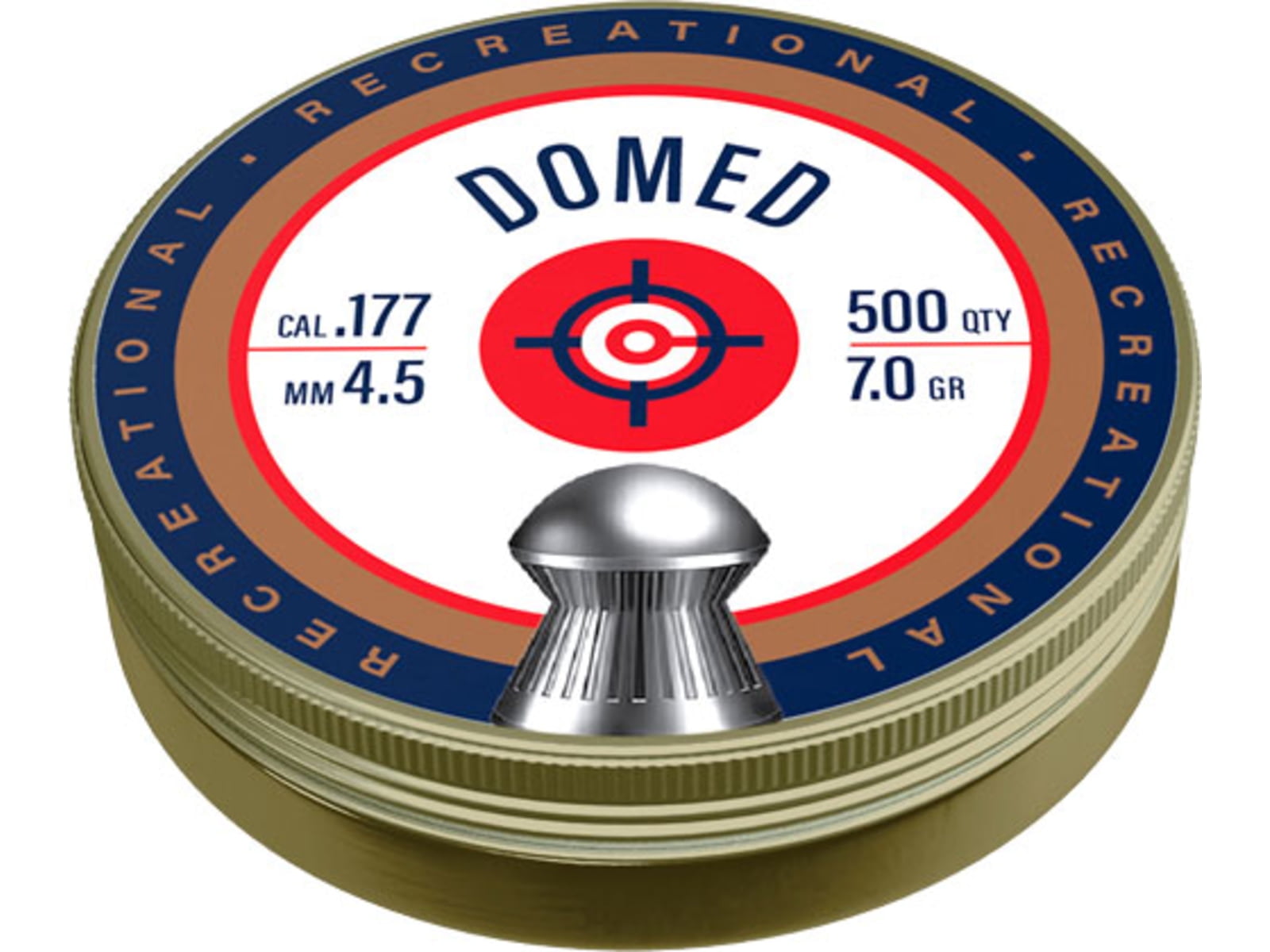 Crosman 177 Essential Domed  500 Count Pellet