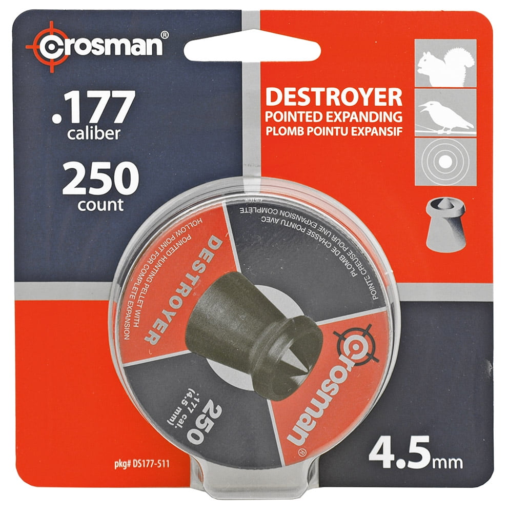 Crosman Pointed/Dish Pellets 250 ct DS177