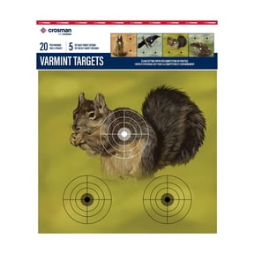 Crosman Varmint Shooting Targets, 20 Count, 9.75" x 9.0", .01 lbs, 0496