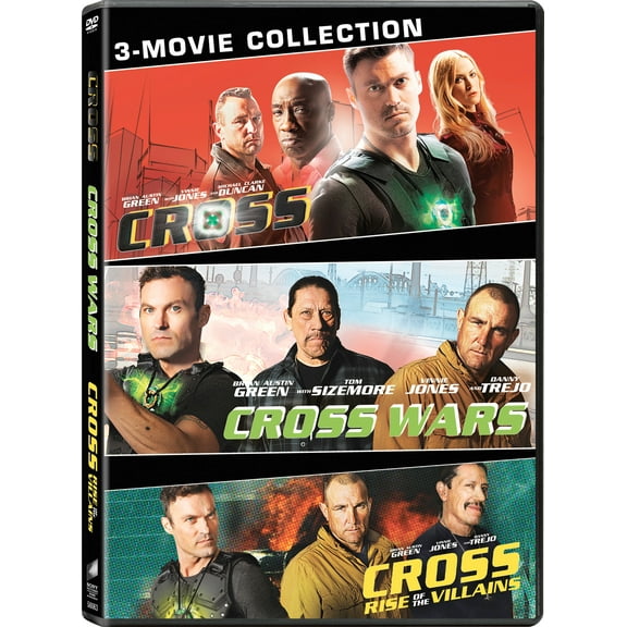 Cross 3 Movie Collection - Cross / Cross Wars / Cross: Rise of the Villains (DVD)