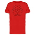 thumbnail image 1 of Cross 3D Art T-Shirt Men -Image by Shutterstock, Male x-Large, 1 of 2