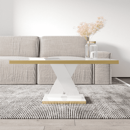 Cross 47" Coffee Table