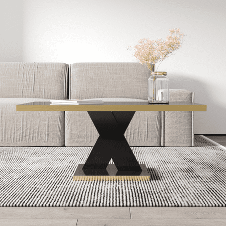 Cross 47" Coffee Table