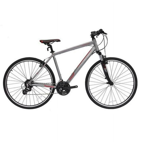 Cross 5.0 Matte Charcoal Hybrid Bicycle