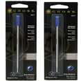 Cross 8511 Refills for Ballpoint Pens, Medium, Blue Ink, 2/Pack (8511