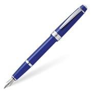 Cross Bailey Light Polished Blue Resin Fine Nib Fountain Pen