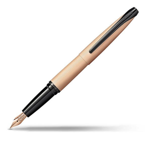 Cross ATX Brushed Rose Gold Fine Nib Fountain Pen