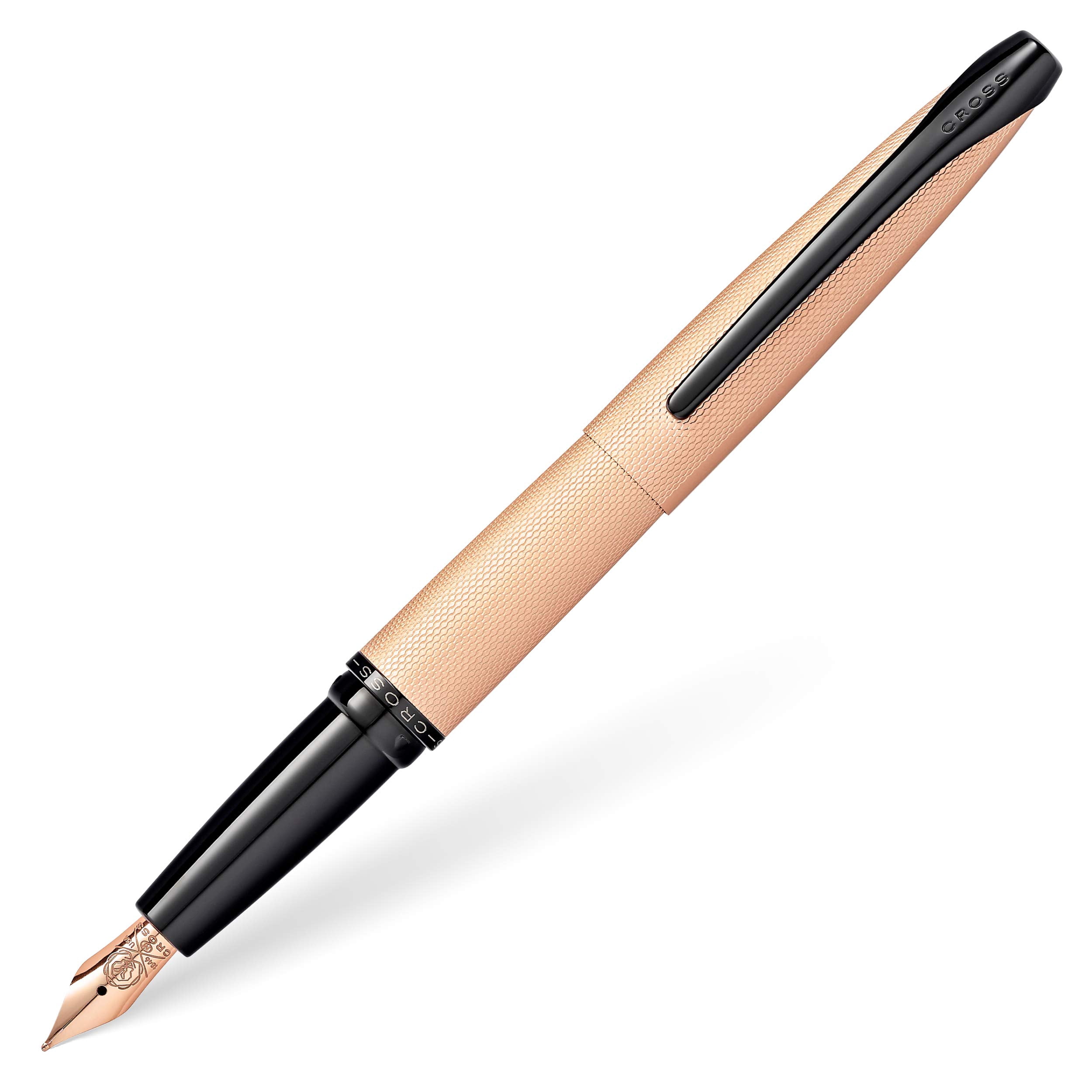 Cross ATX Brushed Rose Gold Medium Nib Fountain Pen