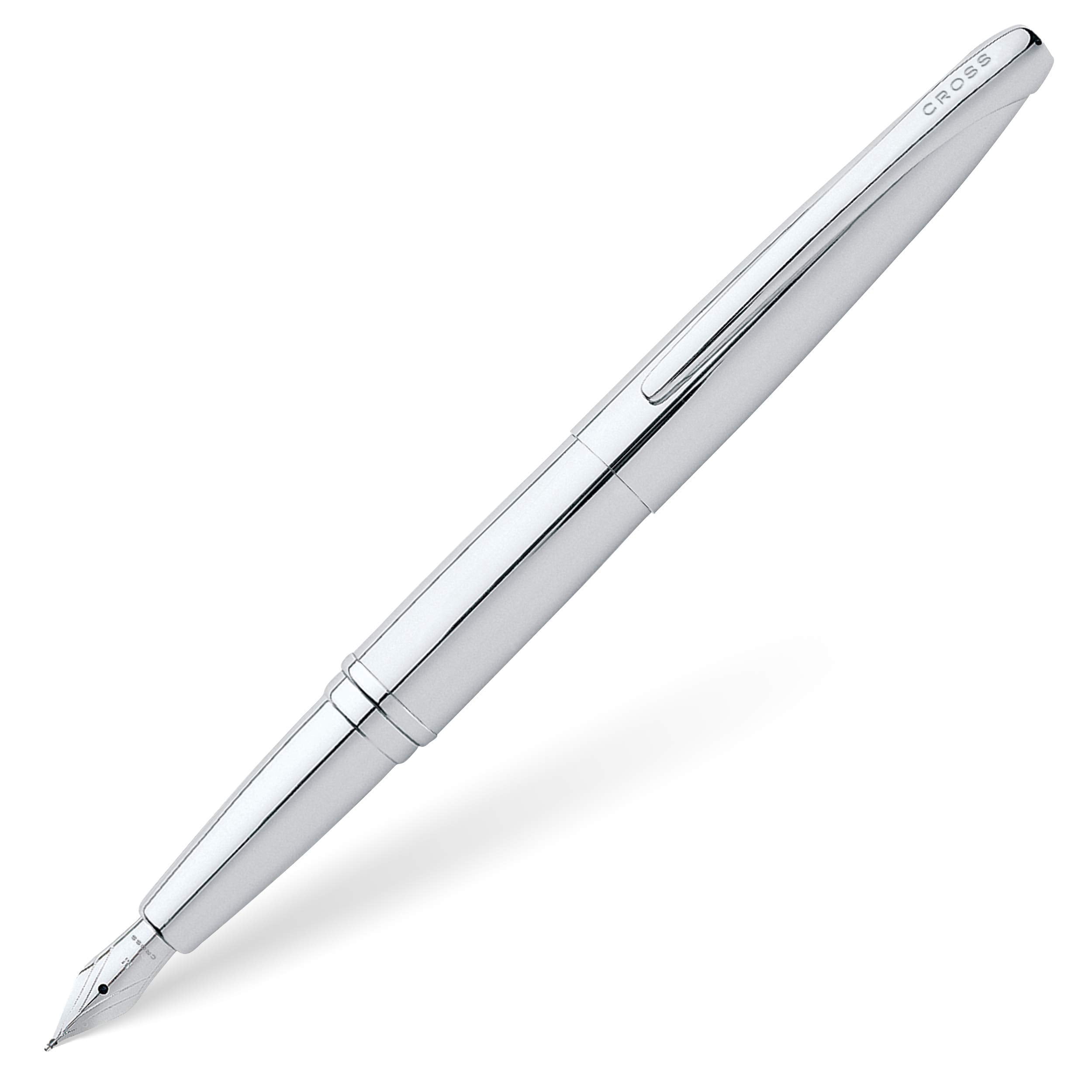 Cross ATX Pure Chrome Fine Nib Fountain Pen