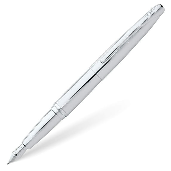 Cross ATX Pure Chrome Fine Nib Fountain Pen