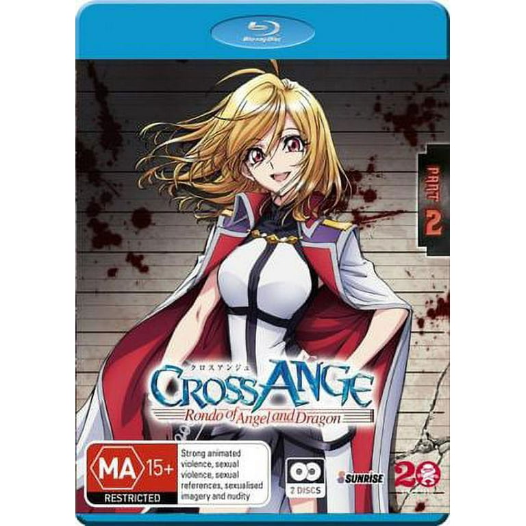 NEW Cross Ange Rondo of Angel Dragon 3-DVD Collection 2 Anime Eps 13-25  Sentai 814131010391