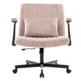 thumbnail image 1 of Premium Fabric Office Chair, Pink, 1 of 13