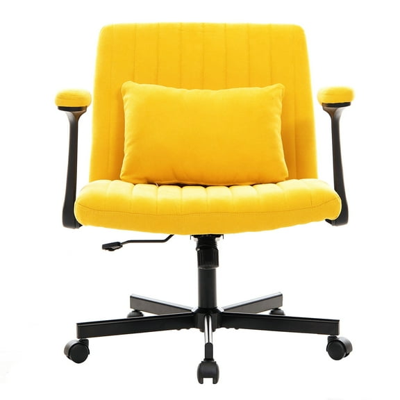 Premium Fabric Office Chair,  Yellow