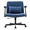 thumbnail image 1 of Premium Fabric Office Chair, Blue, 1 of 13