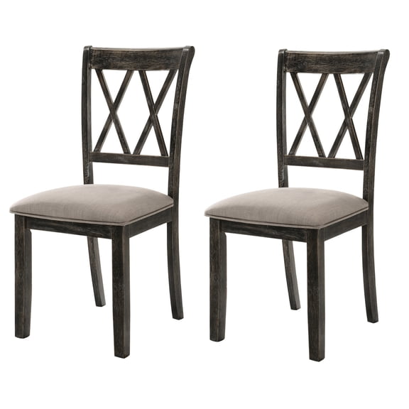 Cross Back Design with Character / Dining and Relaxing / Vintage Charm in Chairs