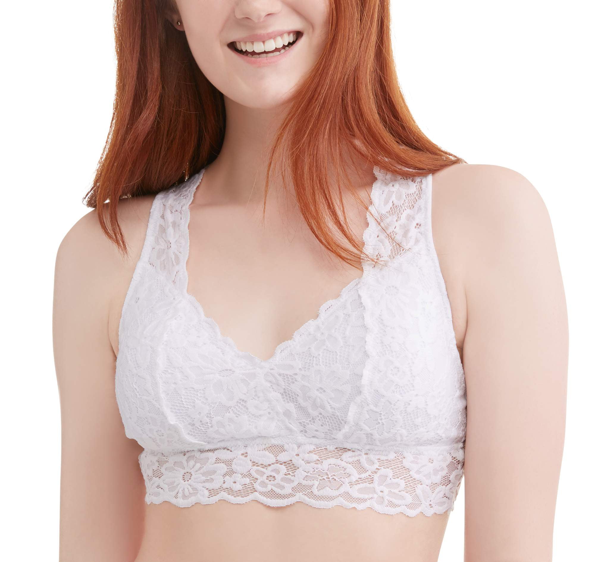 Women's Underwire Lace Unlined Everyday Bra Minimizer Full Coverage  Bralette 38H 