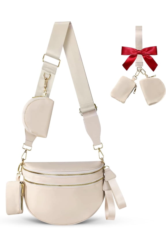 Cross  Bag for Women Bum Bag Checkered Belt Bags Fanny Packs for Girls Travel Purse Fashion  Packs Crossbody Nylon Purse Trendy  Bags for Womens