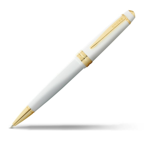 Cross Bailey Light Polished White Resin and Gold Tone Ballpoint Pen