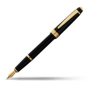 Cross Bailey Light Polished Black Resin and Gold Tone Medium Nib Fountain Pen