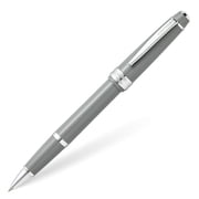 Cross Bailey Light Refillable Rollerball Pen Presented in a Everyday Gift Box - Medium Point, Black Ink, Polished Gray
