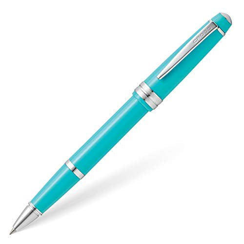 Cross Bailey Light Polished Resin Refillable Gel Ink Rollerball Pen, Medium Rollerball, Includes Premium Gift Box - Teal