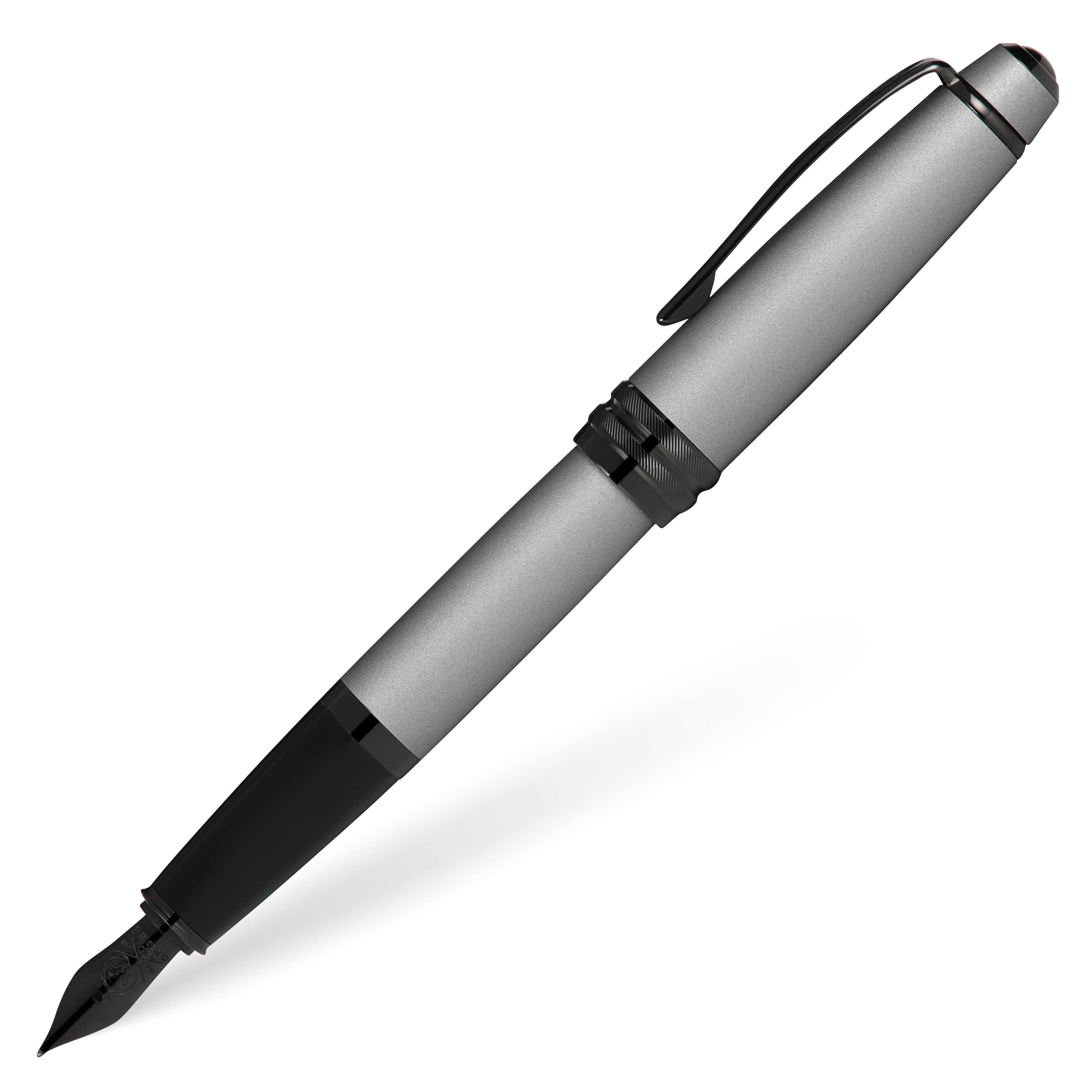 Cross Bailey™ Matte Gray Lacquer Extra Fine Fountain Pen