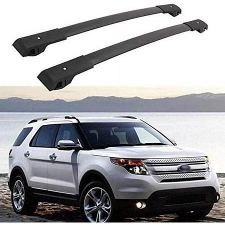 Cross Bars Roof Racks Fit for 2011-2015 Ford Explorer Luggage Cargo Bag Carrier Aluminum