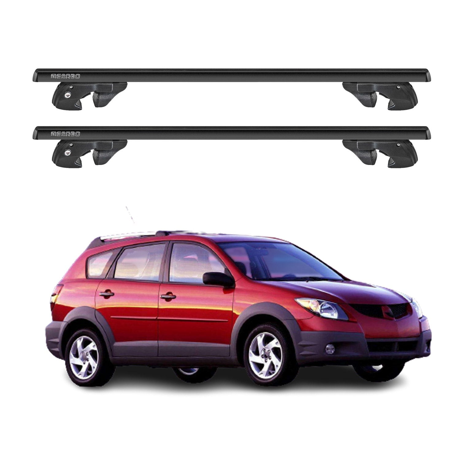 Cross Bars for Pontiac Vibe 20032010 Top Luggage Carrier Roof Rack