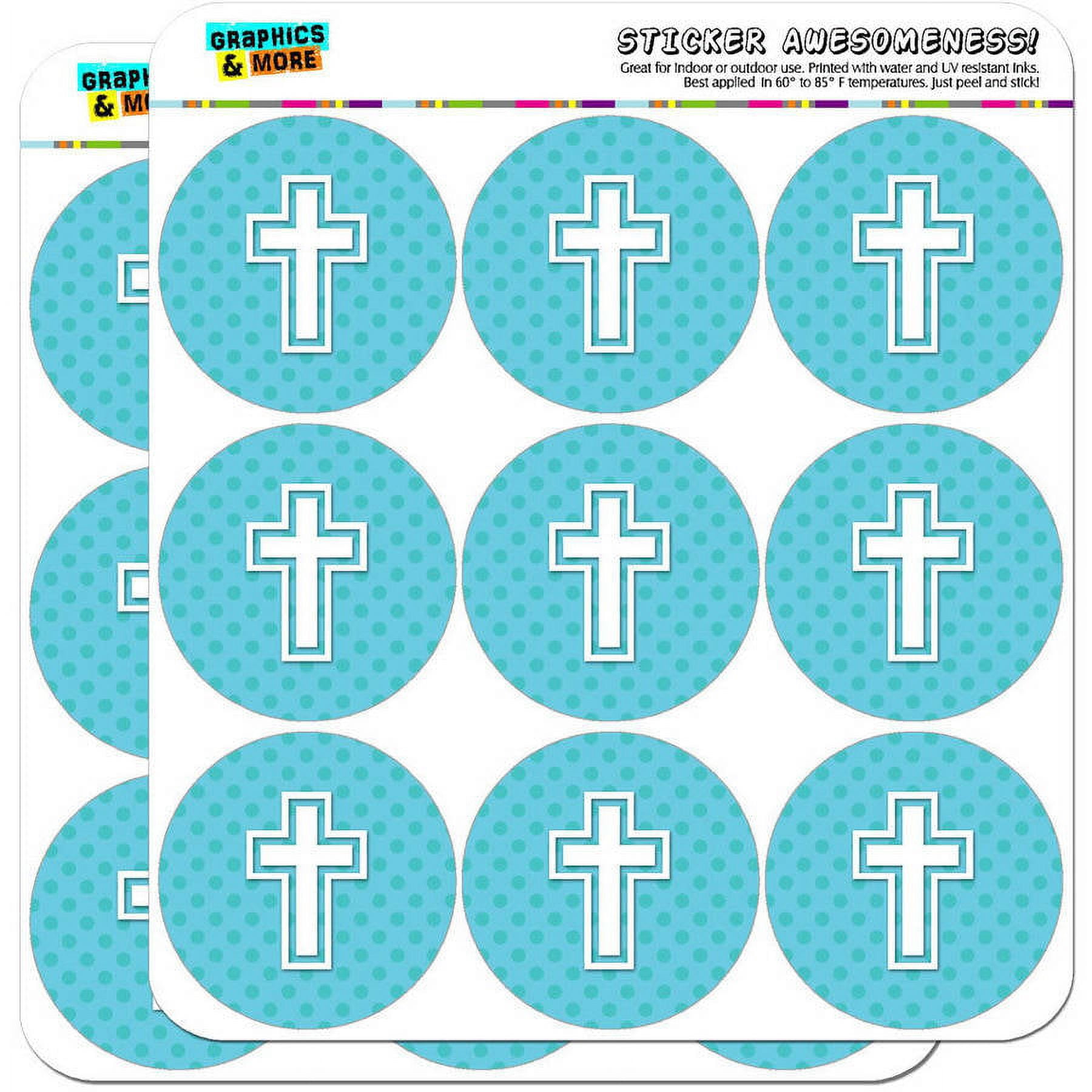Cross Sticker 60