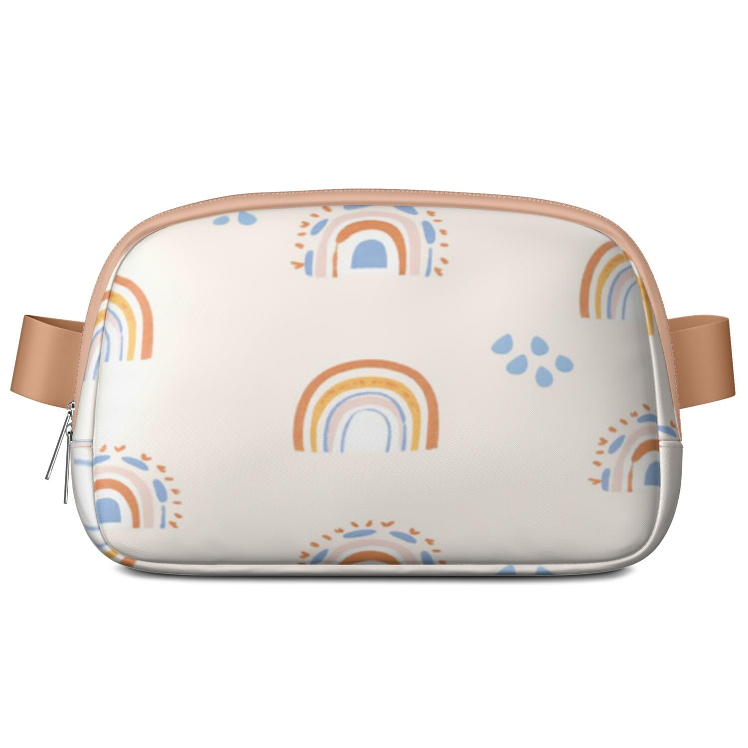 Cross Body Bag for Sports Enthusiasts Commuters HandsFree Running Belt for Jogging with Adjustable Strap for Casual Running Hiking Cycling Rainbow Cartoon Sporty Waist Pack